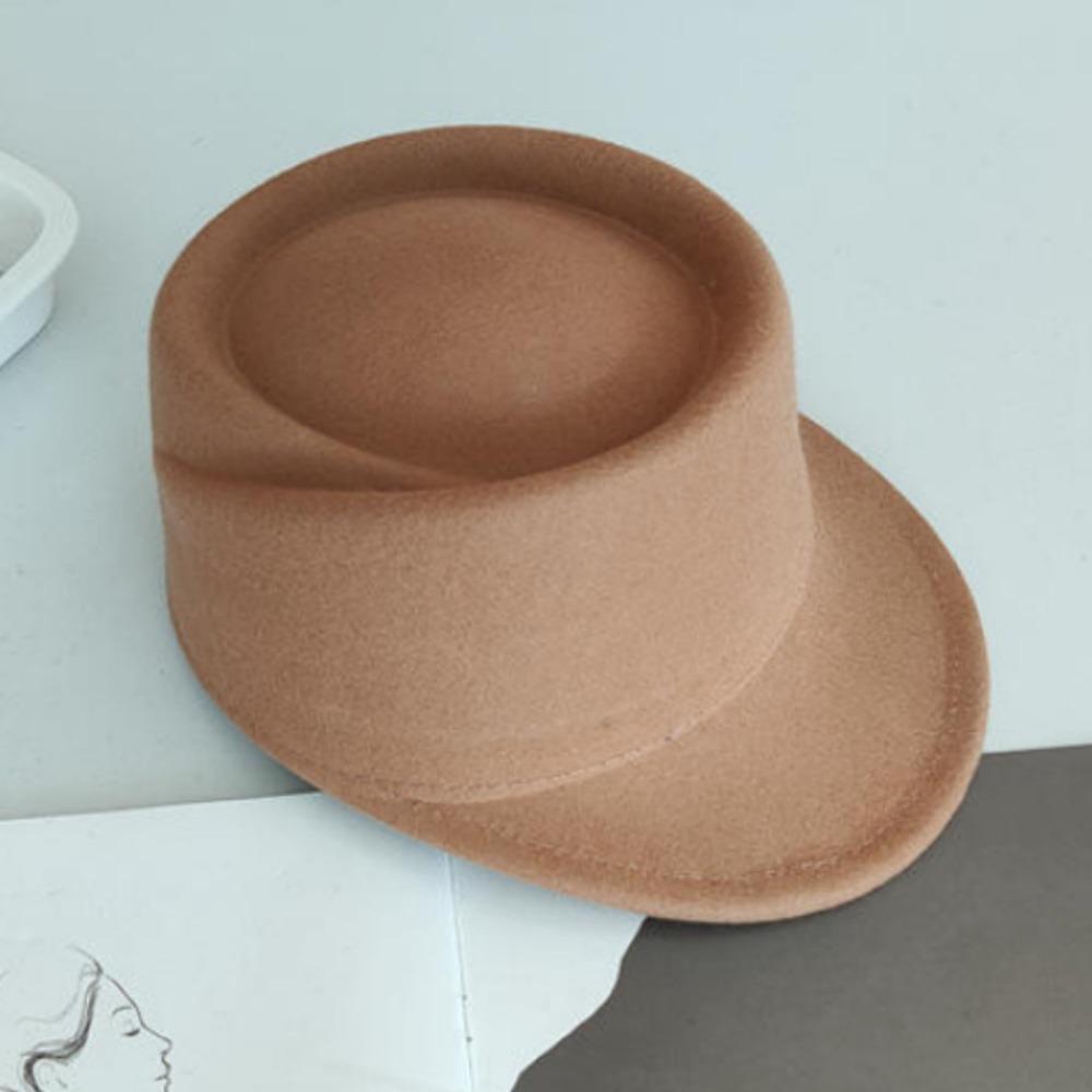 Elegant Wool Equestrian Hat Retro Wool Topper Hat Fashion Woolen Felt Hat Masquerade Party