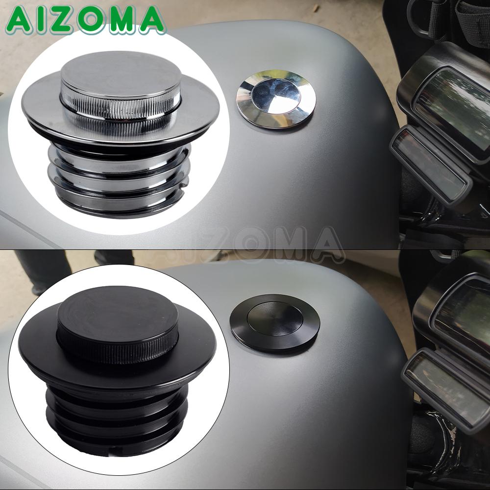 Motorcycle Fuel Tank Cap Oil Tank Cover Pop-up GasCap For Harley Softail Street Bob FXBB FXBBS Breakout FXBR FXBRS Standard FXST