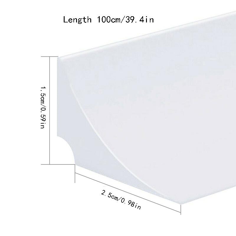 Countertop Silicone Water Barrier Stopper Blocker Shower Dam Retaining Non-slip Dry And Wet Separation Door Bottom Sealing Strip