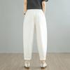 Plus Size Thin Vintage Embroidery High Waist Casual Loose Women Summer Jeans Denim Harem Pants