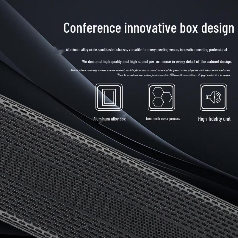Shile HT05 Active Aluminum Alloy Waterproof Conference Sound Column Speaker