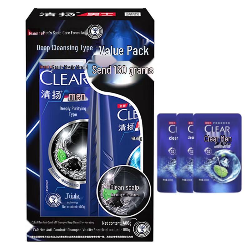 

Clear Men Anti-Dandruff Deep Cleanse Shampoo