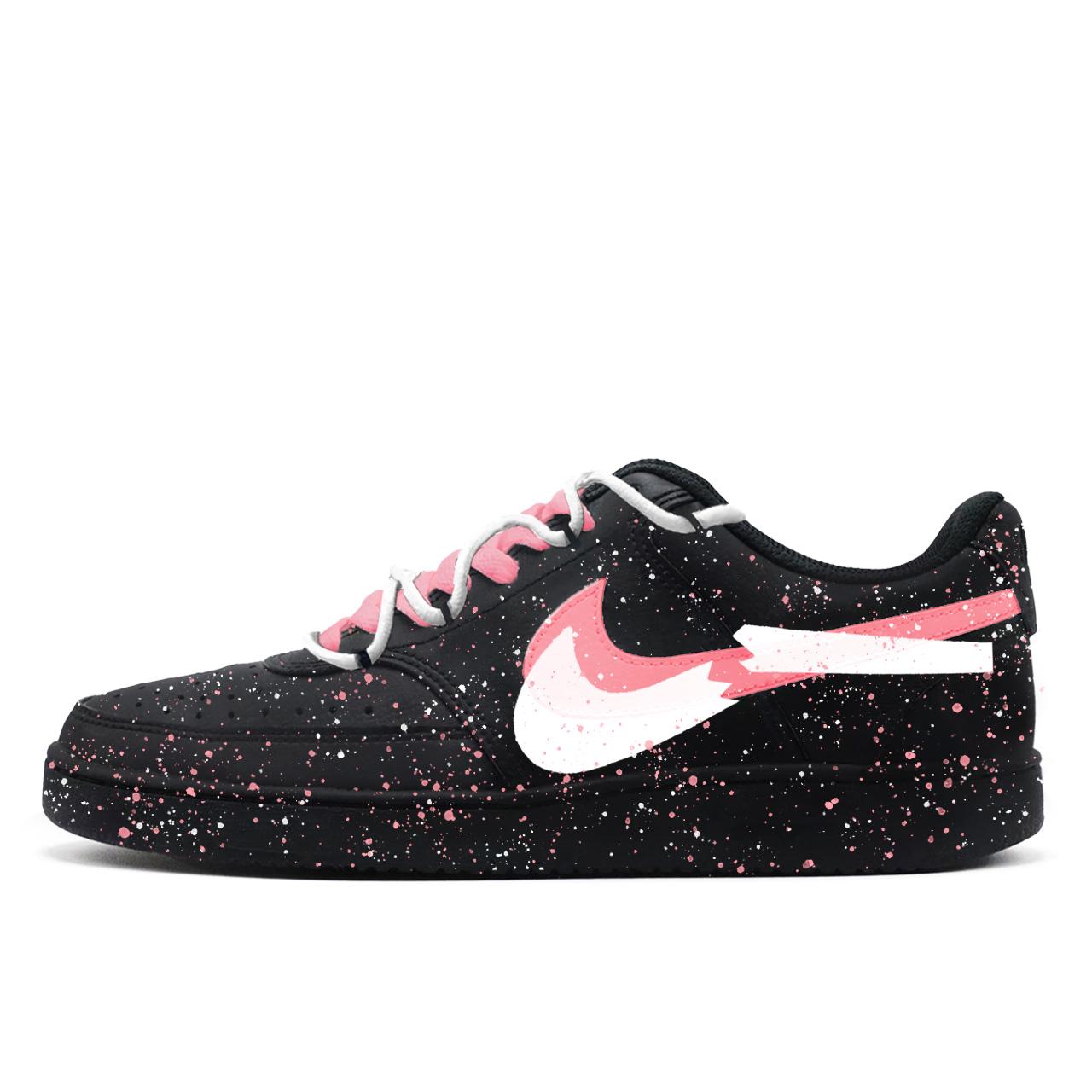 

Nike Court Vision 1 Twilight Pink Mist Synthetic Leather Cushioning Abrasion Resistant Low top Skateboard Shoes Unisex FZ0630-010(Team275-) 40.5