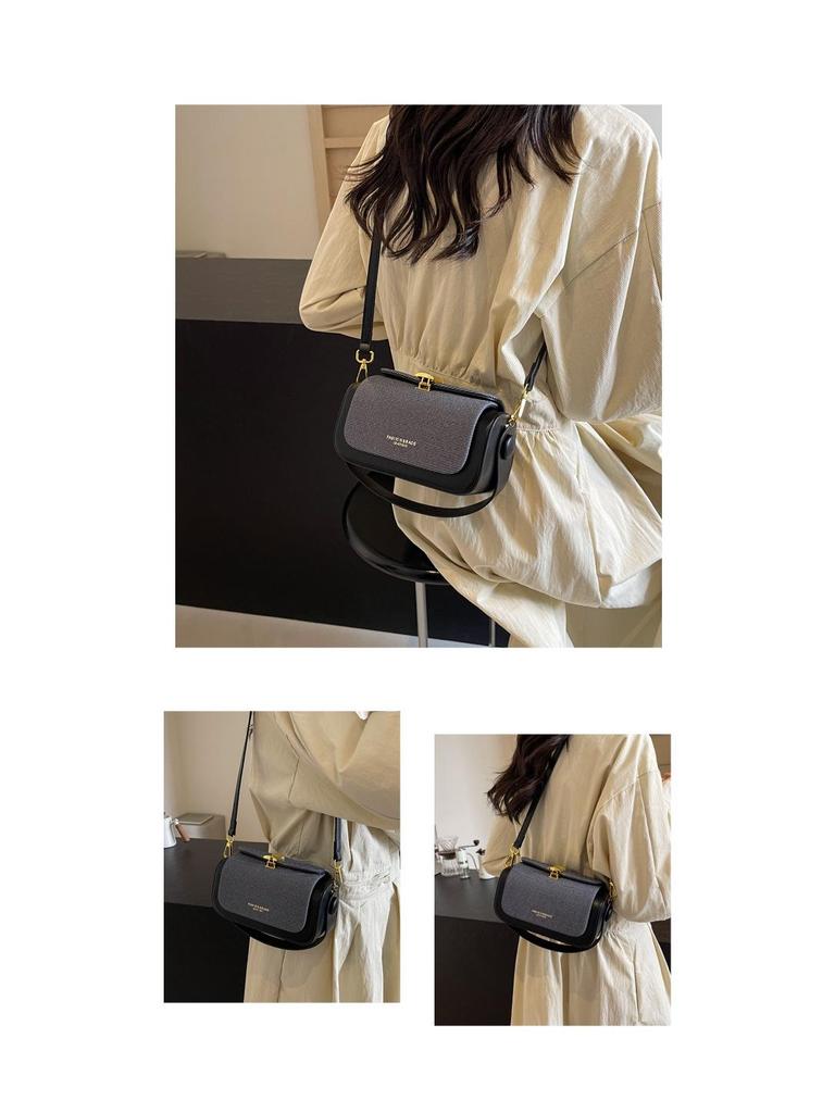 Women's Color Block Handbag - Versatile Crossbody and Shoulder Bag