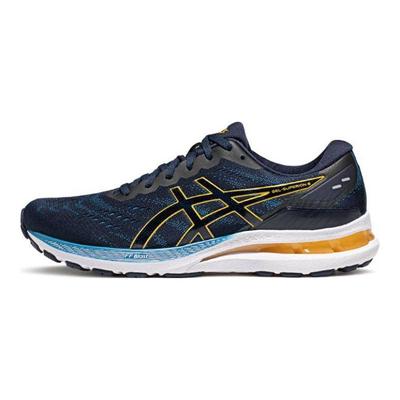 Gel-Netburner Super 6 Cómodas Versátiles Duraderas Zapatillas de Running de Caña Baja Hombre zapatilla Azul Amarillo 1011B706-400