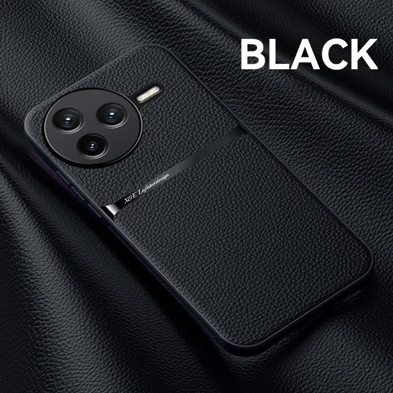 Car Magnetic Hilder Texture Leather Case For POCO F7 Ultra Soft Silicone Protection Shockproof Cover POCO F7 Ultra