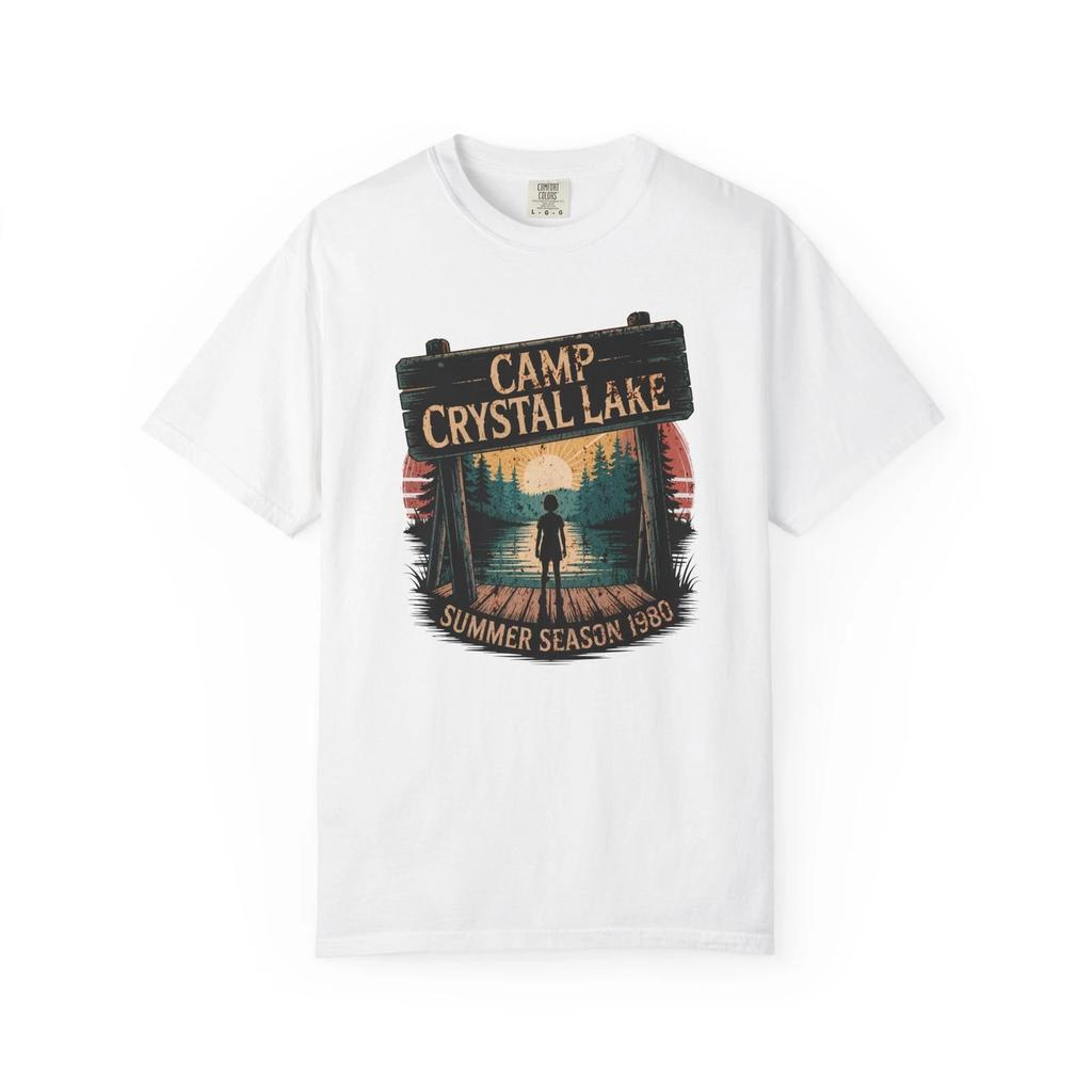 Retro Camp Crystal Lake T-shirt, Vintage Horror Movie , Summer Camp Shirt, Gift