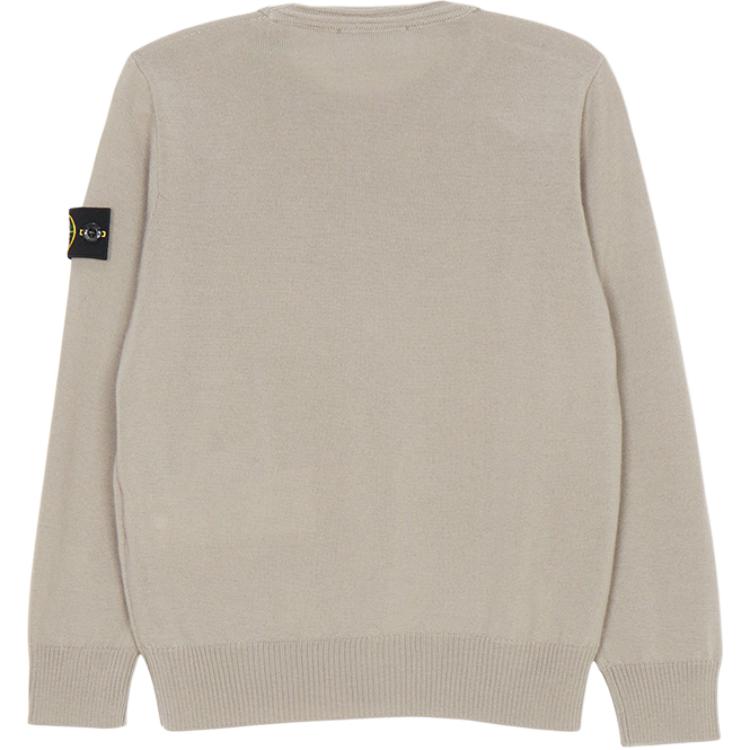 Stone Island Sweater Crew Neck Pullover Badge Long Sleeve Kids Kids sweater K2S165100009S0C04V0095