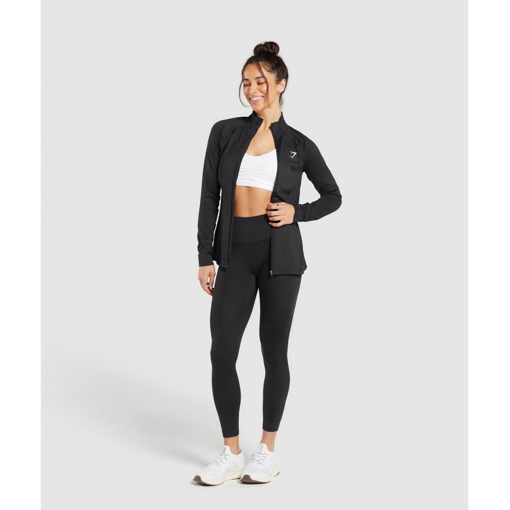 Gymshark Training Jacket Black B2a4b Bbbb