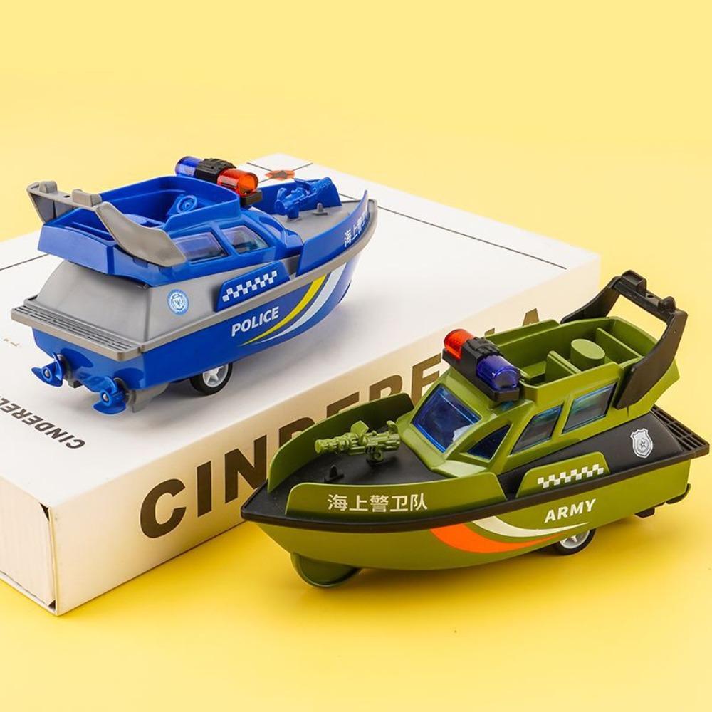 Emulational Inertial Patrol Ship Model Toy Thickened Children's Toys for Boys Gifts