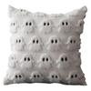45*45cm Adorable Ghost Pillow Cover Ghost Pumpkin Pillowcase Halloween Linen Cushion Cover Trick Soft Plush Pillowcase