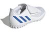Adidas Abrasion Resistant Low top Soccer Shoes White Blue Kids' GZ7198