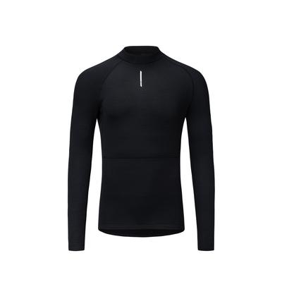 Training Series Merino Wool Zero Long Sleeve Knit Shirt Unisex Tops Basic-Black 972617401-1