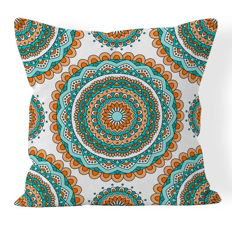 Bohemian Retro Style Decorative Car Cushion Office Bedroom Living Room Sofa Cushion Pillow Cover