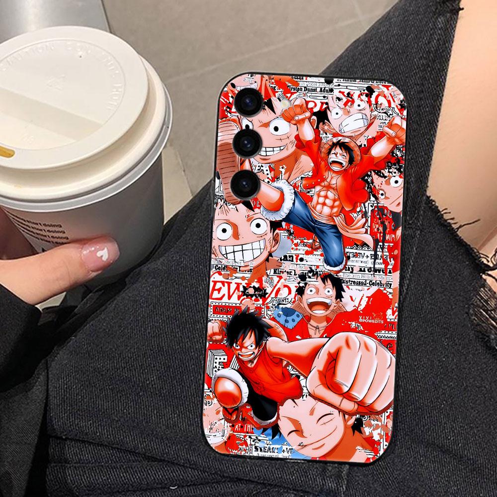 Anime One Piece Luffys Phone Case For Samsung Galaxy S26 S25 EDGE S24 S23 S22 S21 S20 FE S10 Ultra PLUS LITE Case Shell Cover