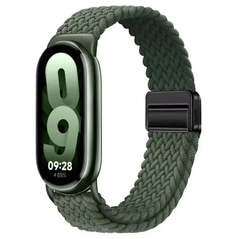 Braided Nylon Strap for Xiaomi Mi Band 10/9/8 Smart Watch Replaceable Wristband Correa for Xiaomi Mi Band 9/Mi Band 10 Bracelet