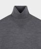 BROOKS BROTHERS Merino Wool Turtleneck Sweater (Grey) (Bbwumf4335Wew)