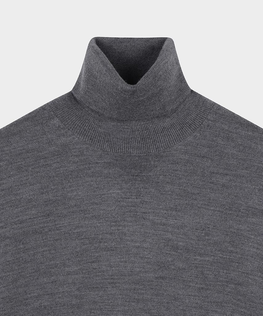 BROOKS BROTHERS Merino Wool Turtleneck Sweater (Grey) (Bbwumf4335Wew)