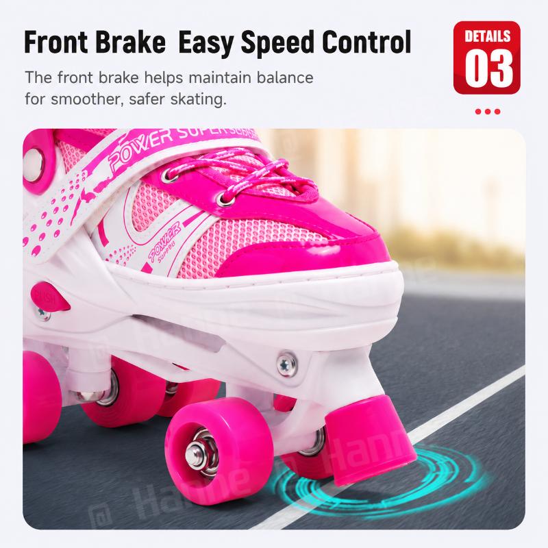Roller Skate Shoes For Kids Adj Quad Skates Roller Skate Blades Skate Shoes For Girls Boys