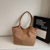Retro large-capacity bag women's 2025 new autumn casual commuting shoulder bag simple foreign-style texture tote bag