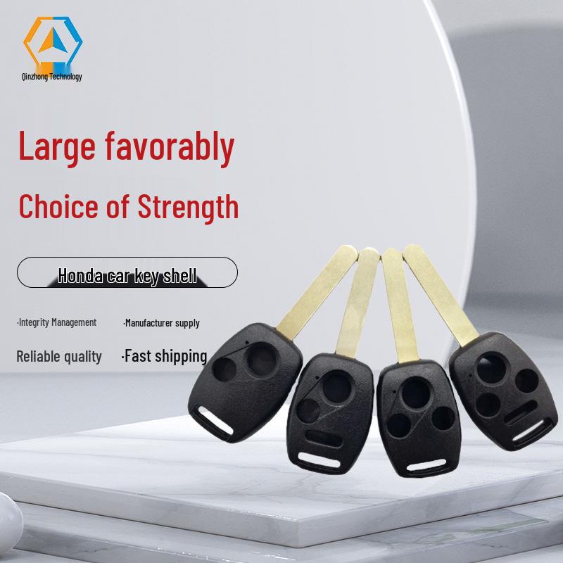 

Замена корпуса пульта ключа Honda Civic/Fit/CRV 3 Buttons чёрный/серый