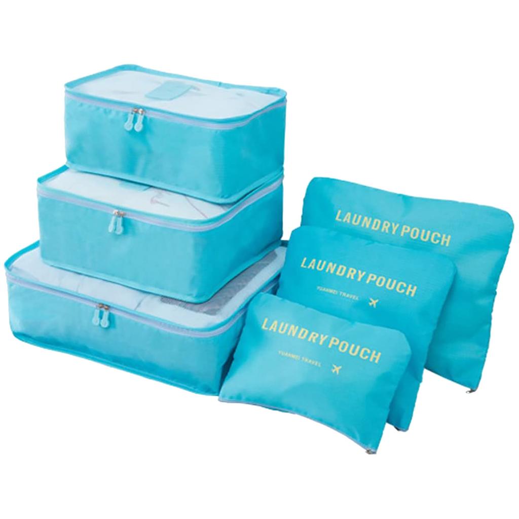 Suitcase Organiser Travel Clothes Bags, Pack Of 6 Storage Bag