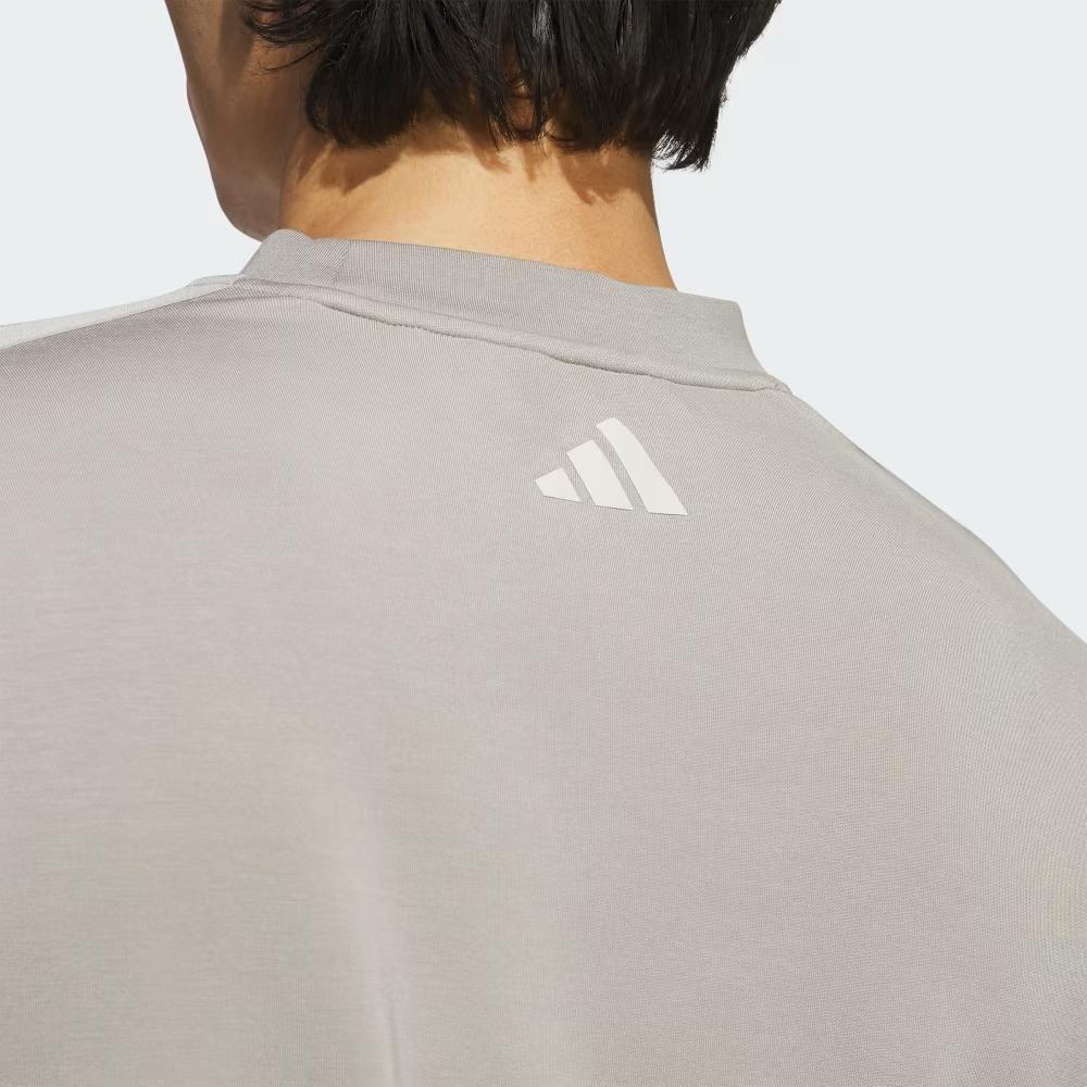 adidas Über einfarbiges Rundhals-Sweatshirt Herren Sweatshirt Grau JF4874