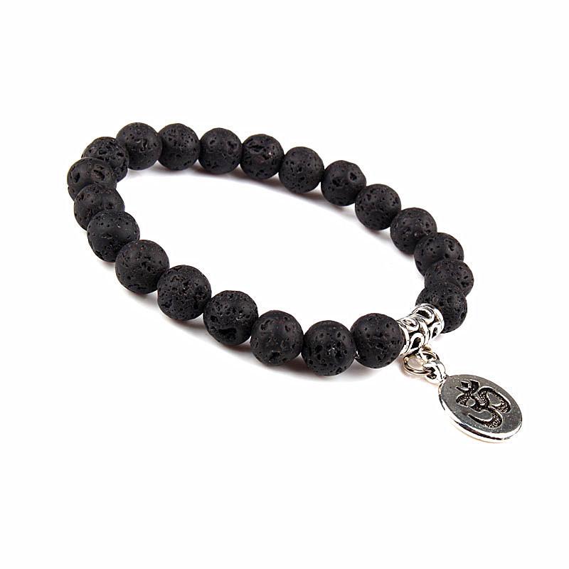 European American Cross-Border Yoga Bracelet: Volcanic Stone, Sea Wave, Starfish, Lotus Pendant