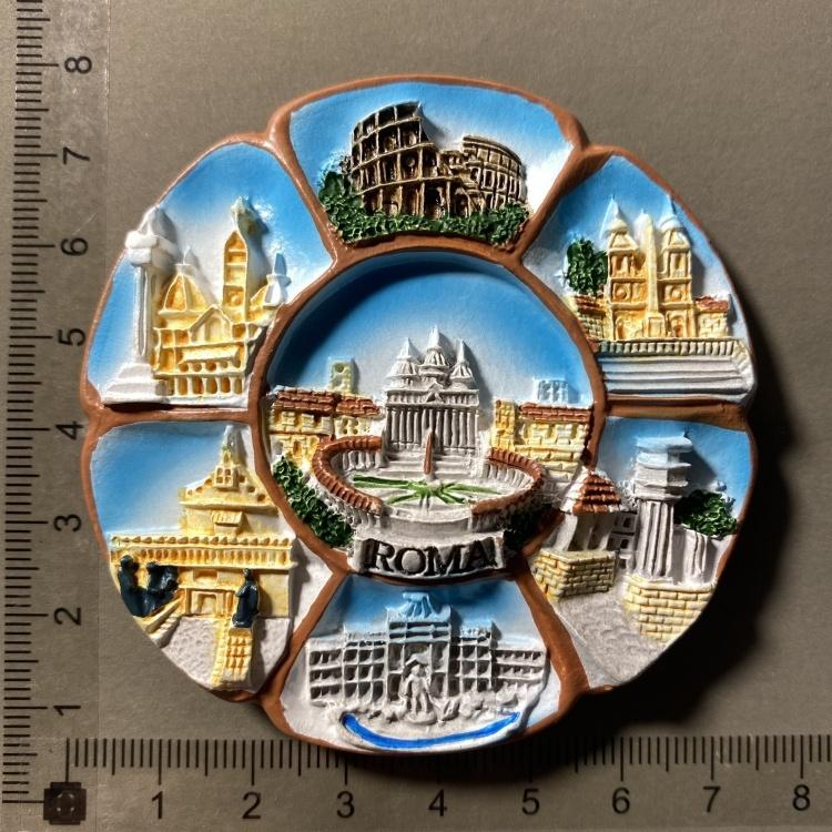 Wahrzeichen Architektonische Attraktionen in Rom, Italien Kühlschrank Magneten Tourist Souvenir Kühlschrank Aufkleber Hause Dekoration