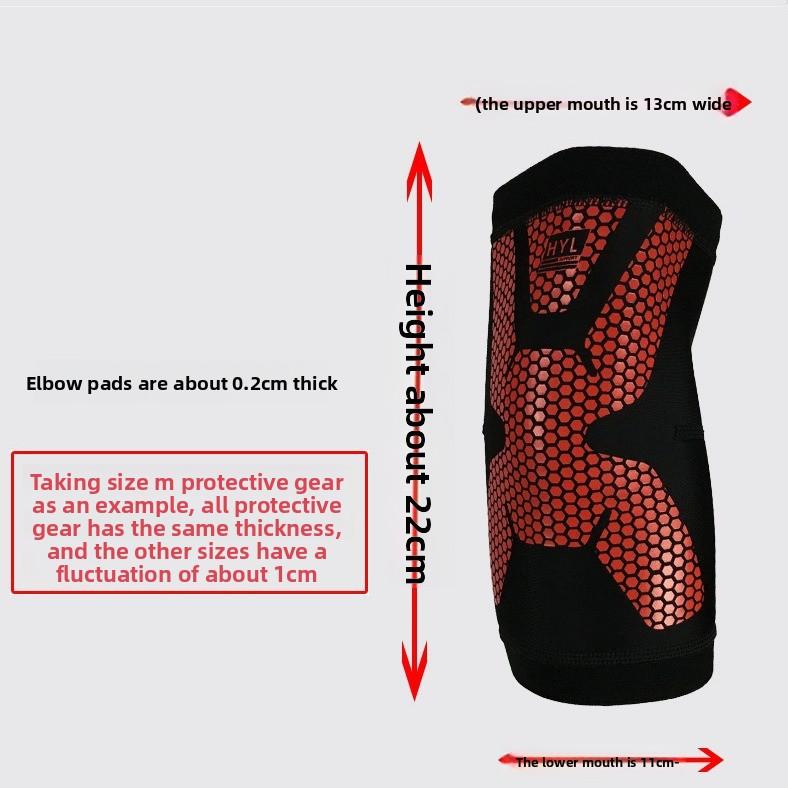 Sports Elbow Pads Outdoor Riding Basketball Elbow Joint Cover Arm Guard Knitted Pressurized Protective Gear