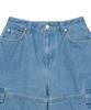 LEE Women'S Cargo Denim Shorts Indigo Medium