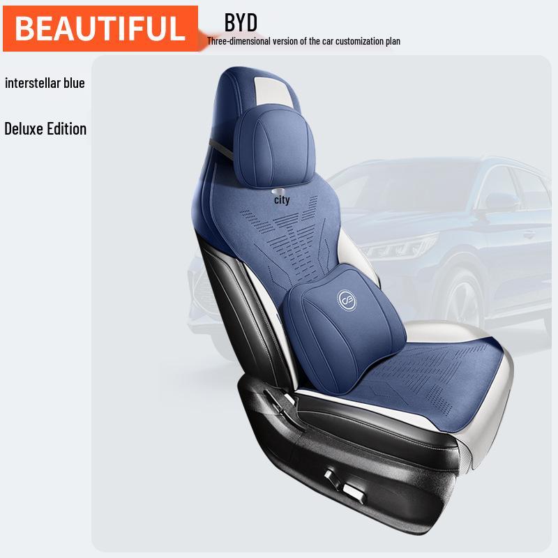 ZFL Sports Leather Seat Cushion Cover for BYD Song PLUS - All-Season Comfort