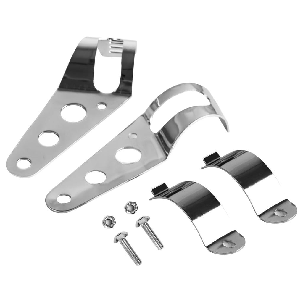 Motorcycle Headlight Stay, Diameter 1.3 - 1.7 inches (32 - 42 mm), Adjustable, Stainless