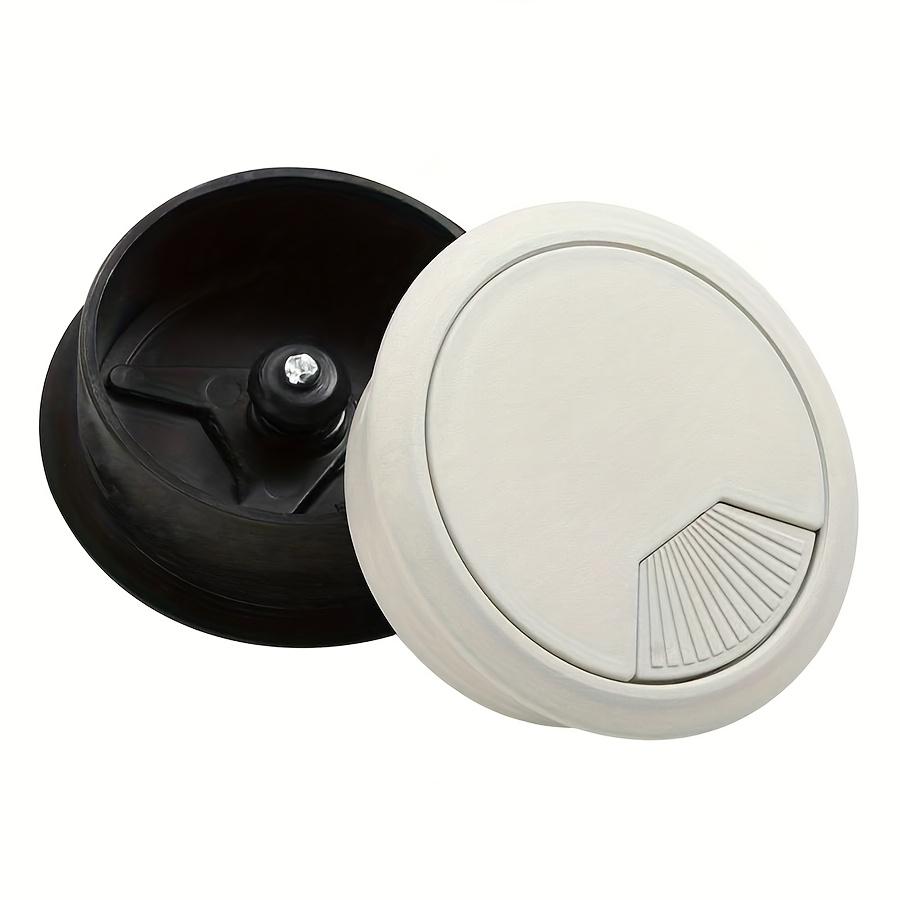 4pcs 60mm Desk Table Plastic Cable Hole Cover PC Computer Desk Round Wire Tidy Grommet Cable Organizer