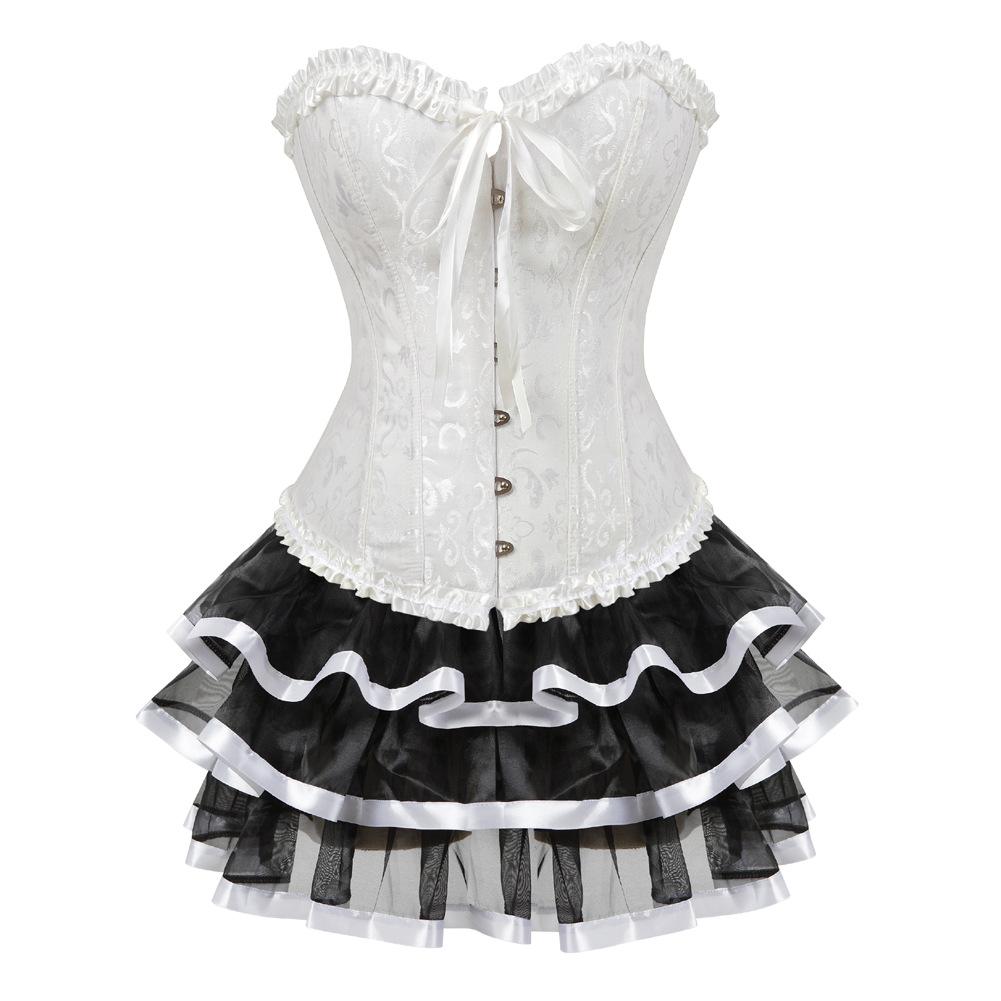 Sieviešu Ruffles Dalīta Forma Apakšveļas Komplekts