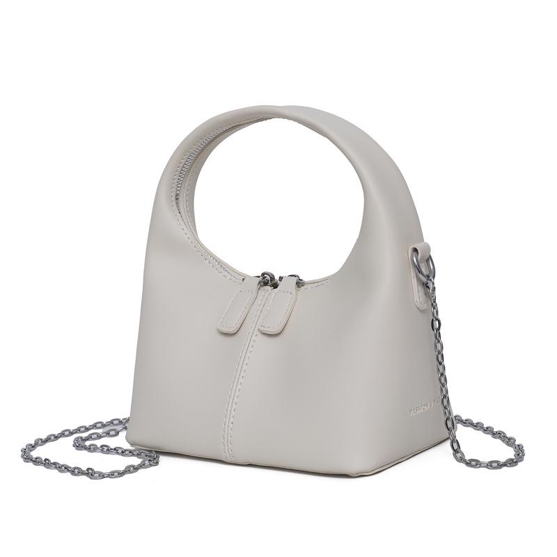 Knödel Damenhandtasche aus weichem Leder 2025: Neue Schlichte Mode, Große Kapazität, Kleine Größe