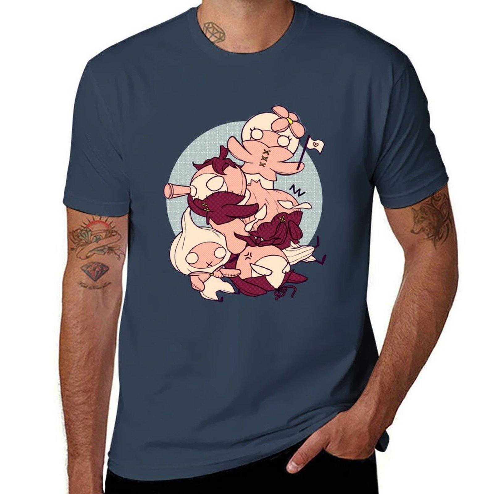 Ffxiv Unisexdragora And Friends (Red) Tshirt Christmas Casual Tee Shirt S