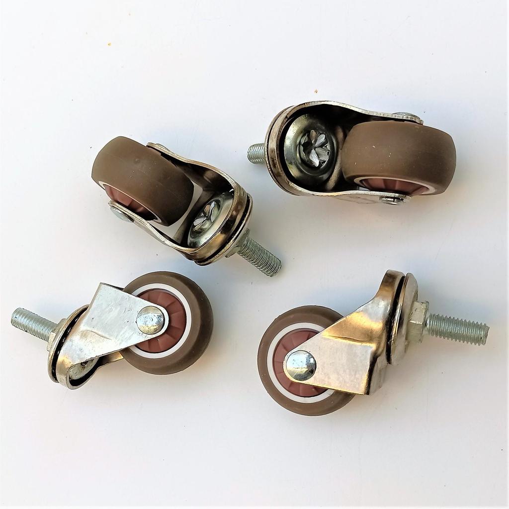 TPR Medical Swivel Wheel: Silent, Light-Duty, Elastic Caster for Furniture