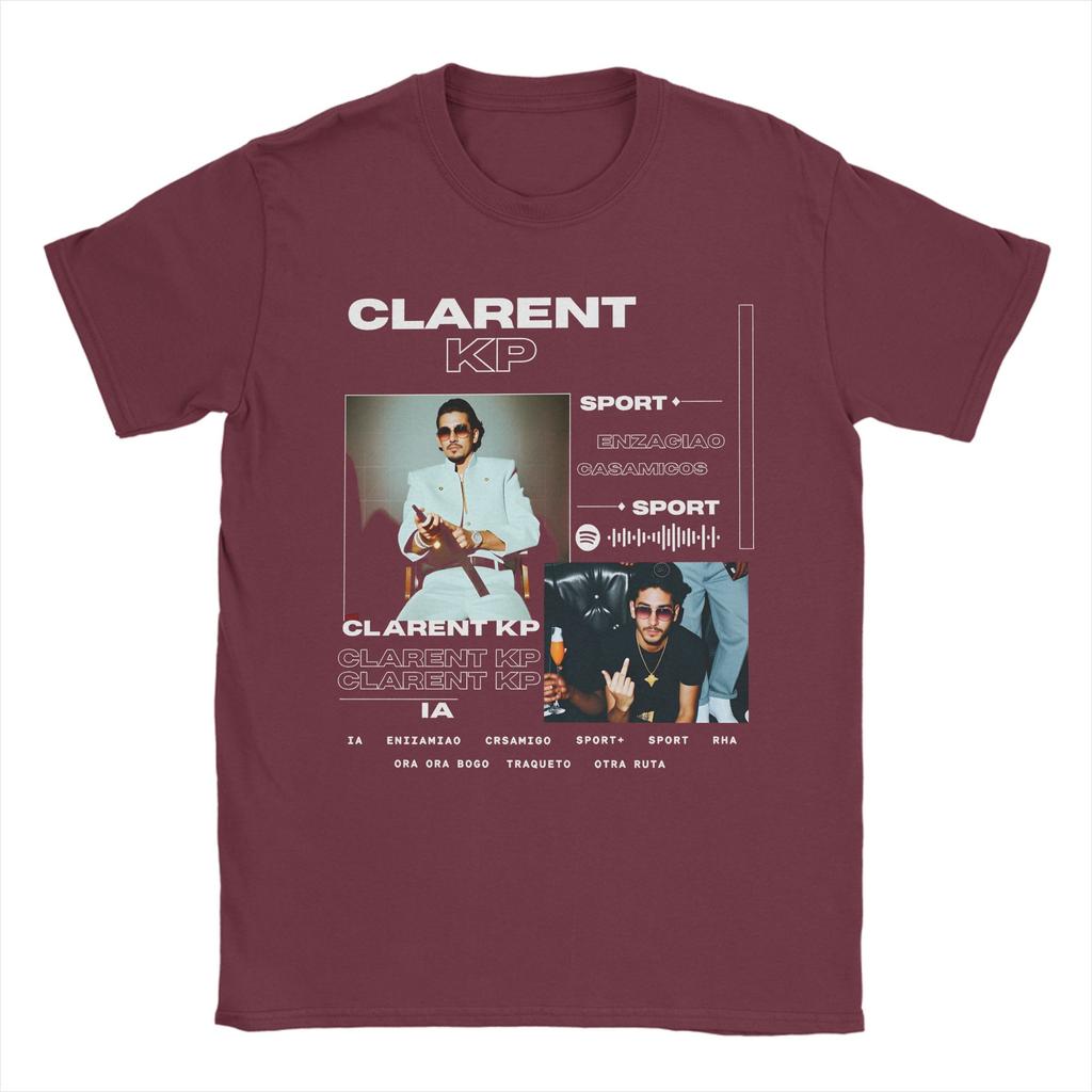 Unisex Rapper CLARENT Album T Shirt Cotton Clothing Casual Short Sleeve Round Collar Tee Shirt Graphic Printed TShirts
