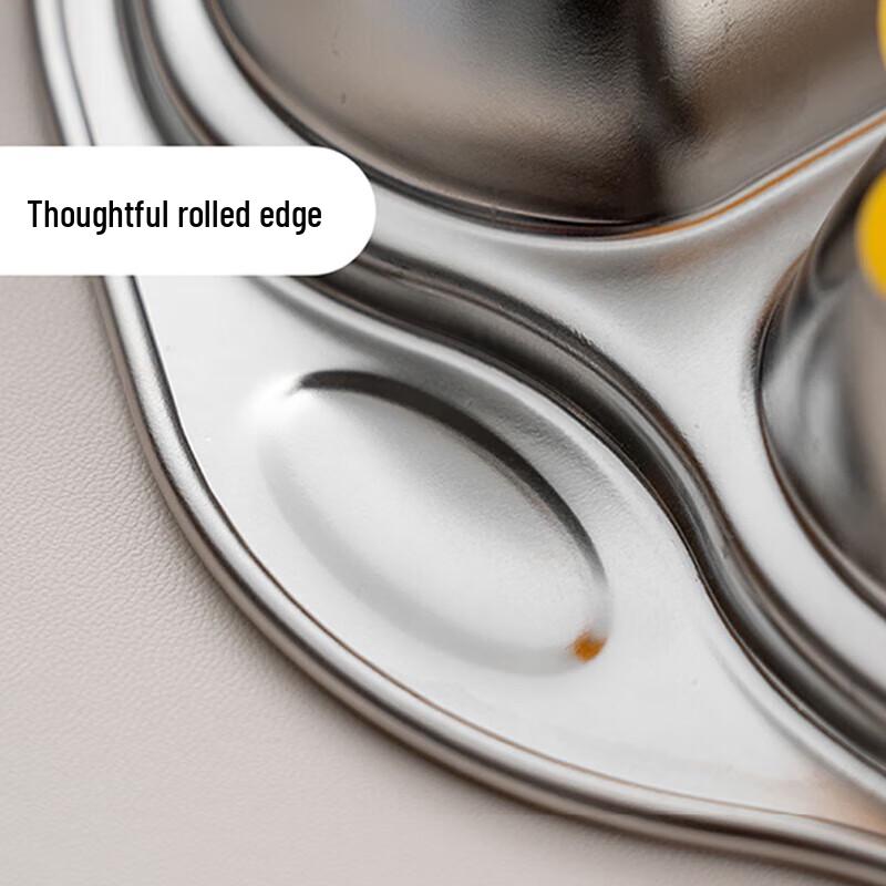 Camellia 304 Stainless Steel Divided Baby Food Bowl