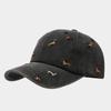 Berretto da Baseball Lavato da Esterno con Parte Superiore Morbida, Berretto con Visiera Ricamata per Cani Piccoli, Street Retro Vintage Vintage, Tendenza Cappello Vintage