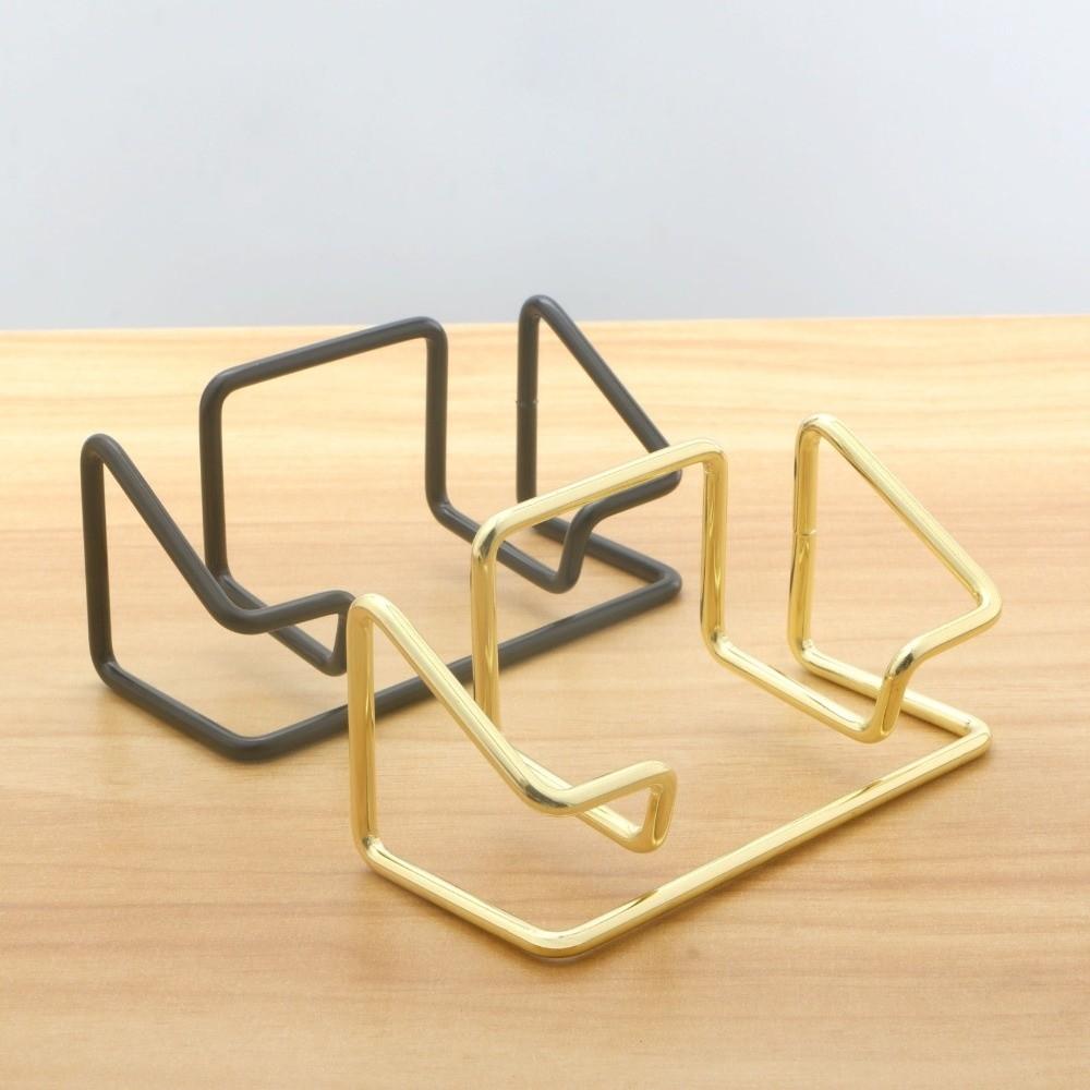 Minimalist Name Card Stand Rustproof Photo Stand Display Rack Card Display Stand  Front Desk