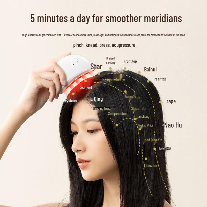 Koai Elements Red Light Scalp Massager Comb CN plug (adapter included)