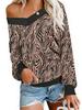 2025 Spring/Summer European & American Style Long Sleeve Ruffle Blouse for Women
