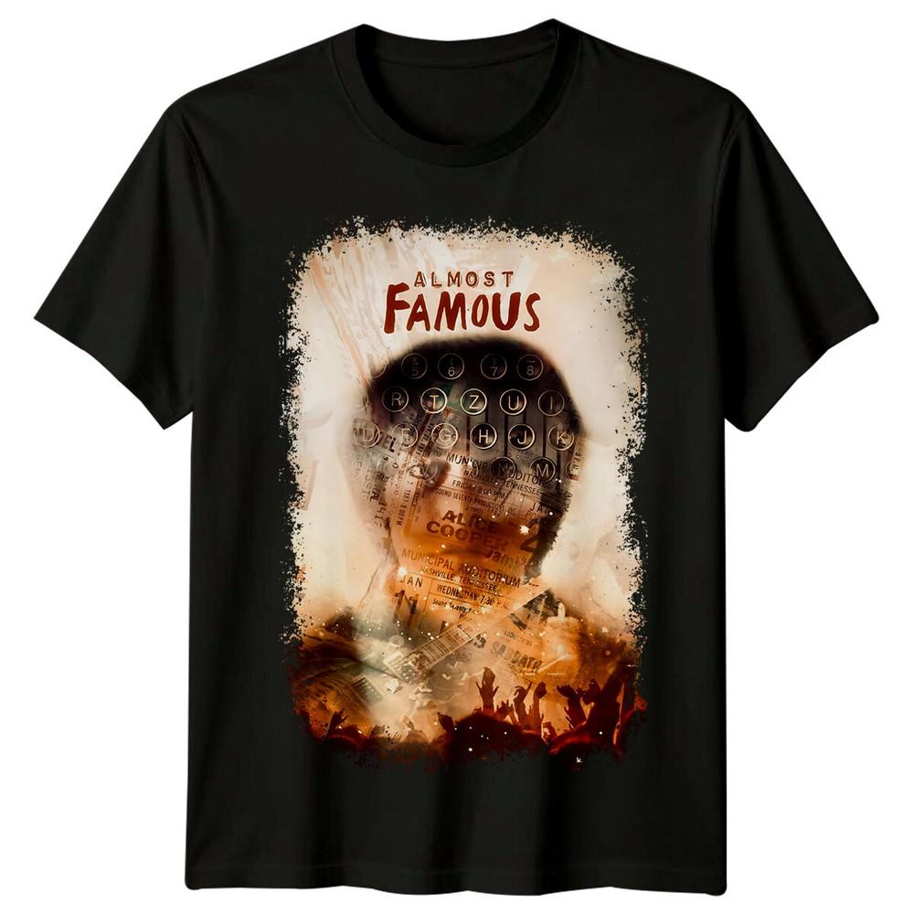 

Майже знаменитий (2000) Футболка натхненна кіноафішею, ретро футболка 80-х XL