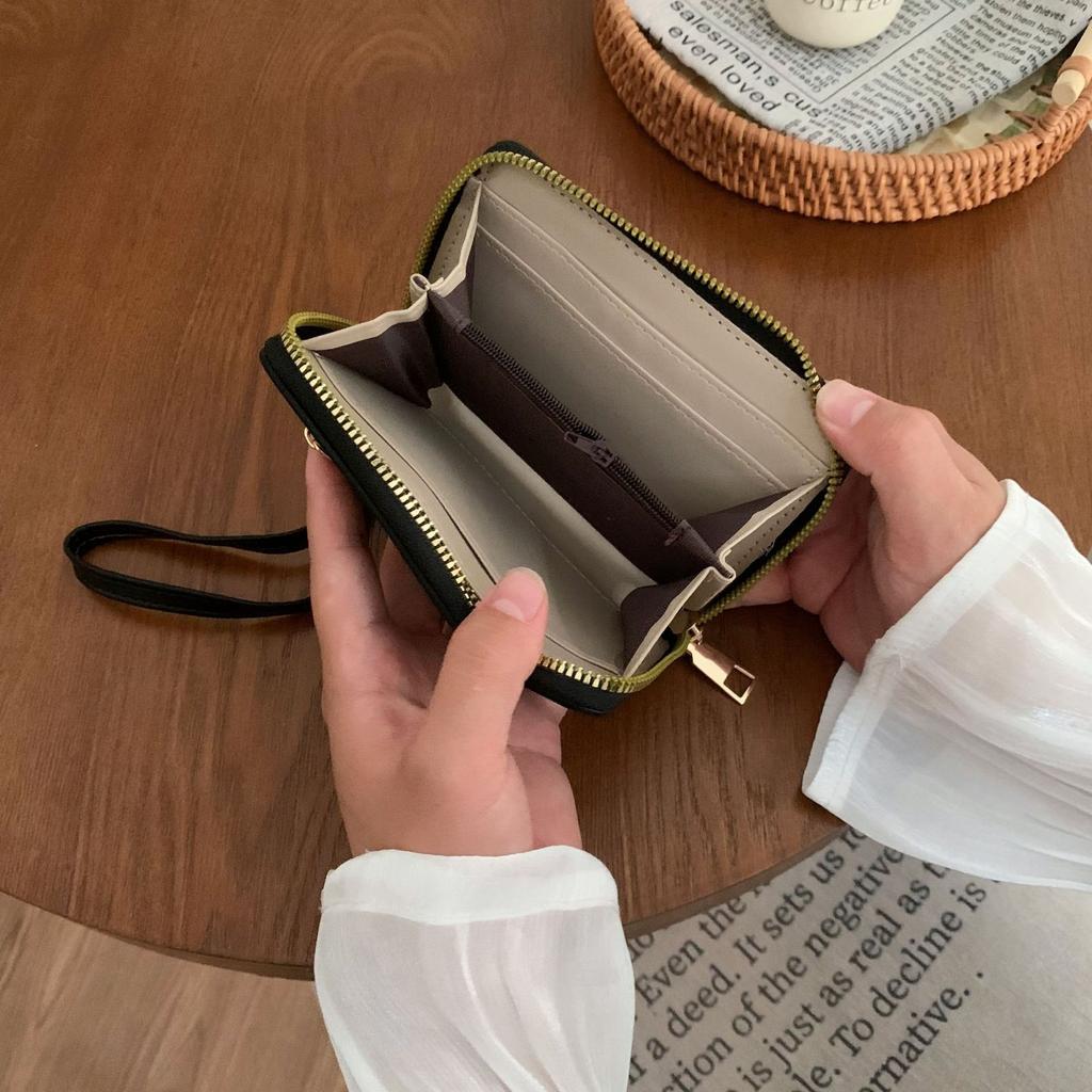 2025 new women's medium and long women's wallet zipper large capacity clutch bag ins female student wallet