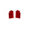 For Ford Mustang GT 2015 - 2025 Carbon Fiber Styling Interior Stickers Car Door Handle Frame Decoration Stickers Trim Cover