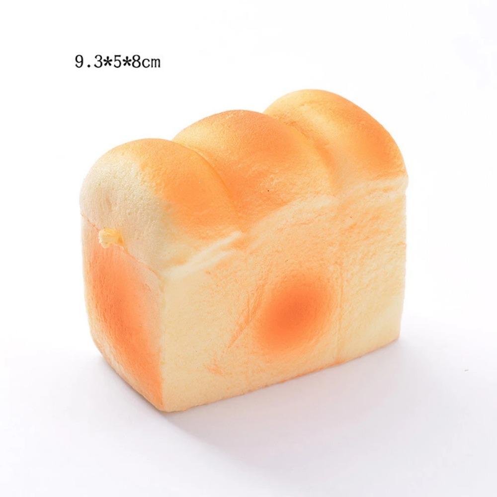 Squishy Bread Toast Food Creative Simulation Donuts Slow Rising Squeeze Stress Relief Toys Spoof Tease People Desktop Toy