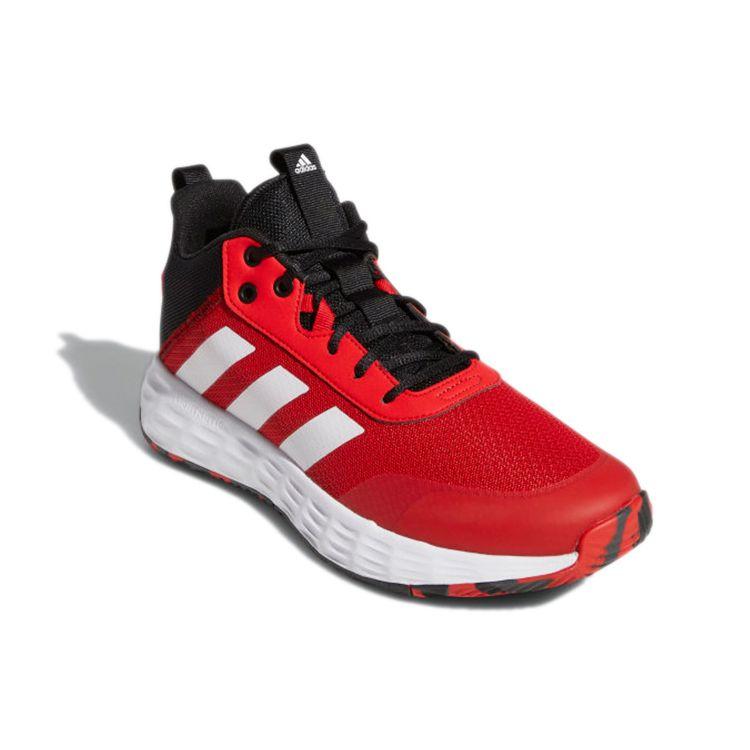 Adidas Own The Game Vivid Red Men Sneakers Cloud-White Core-Black GW5487
