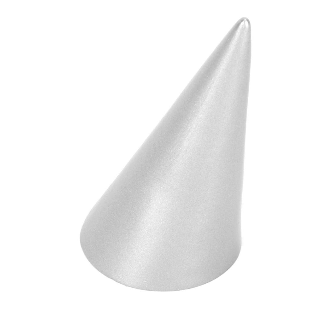 Ringholder Kjegleformet Smykker Ringdisplayholder for Forlovelses- eller Vielsesringer Sølv